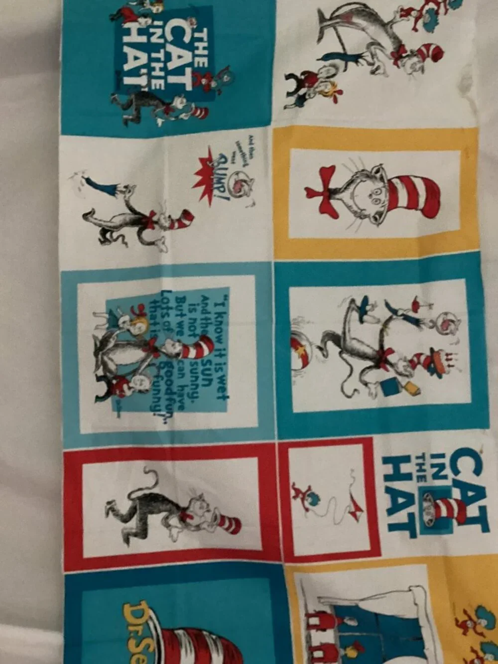 Dr. Suess 'Cat in the Hat' Pattern & Fabric